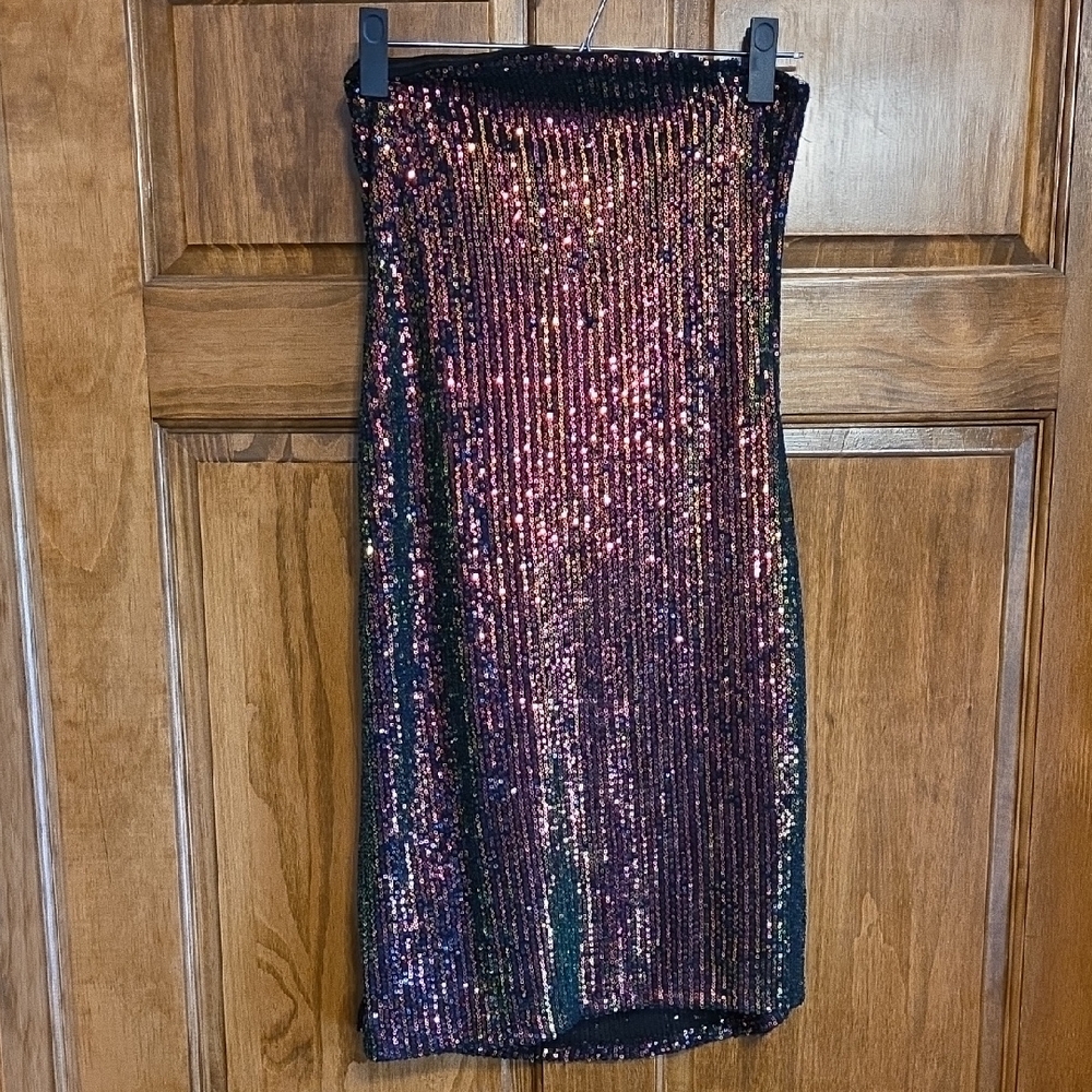 NWT Urban Outfitters Multicolor Sequin Sleveless Dress Size XL